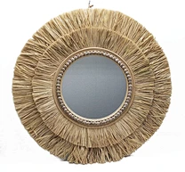 woven mirror